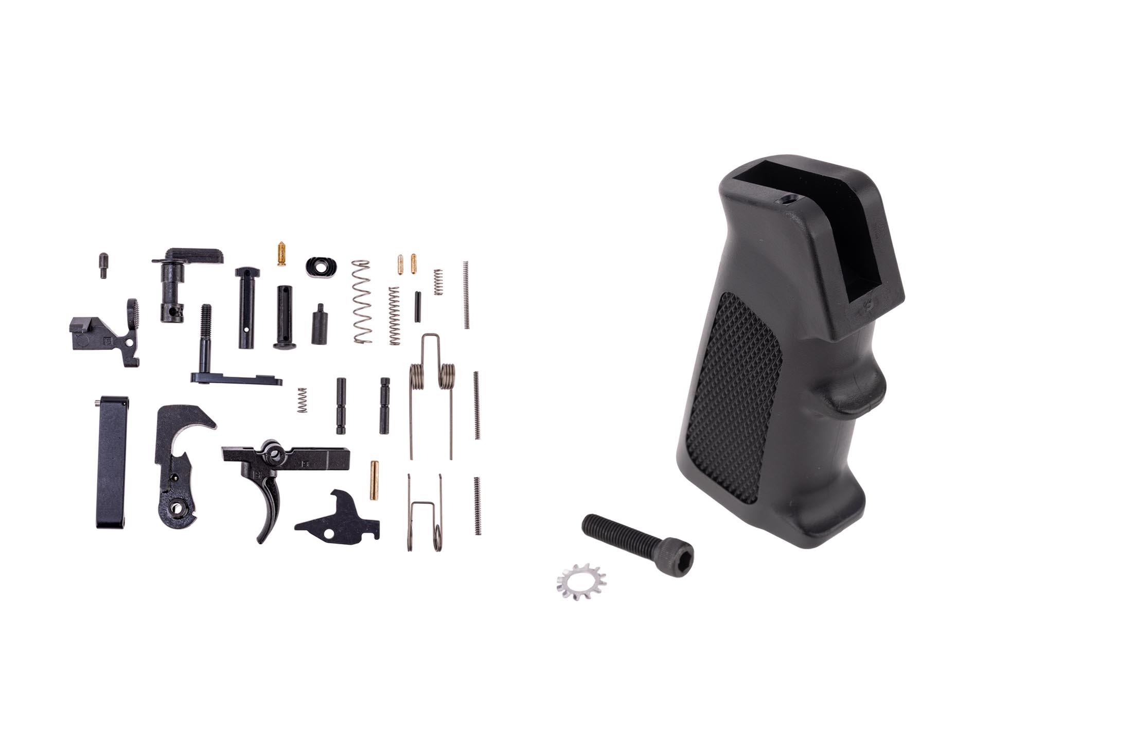 Expo Arms AR-15 Lower Parts Kit with Mil-Spec Trigger and A2 Grip
